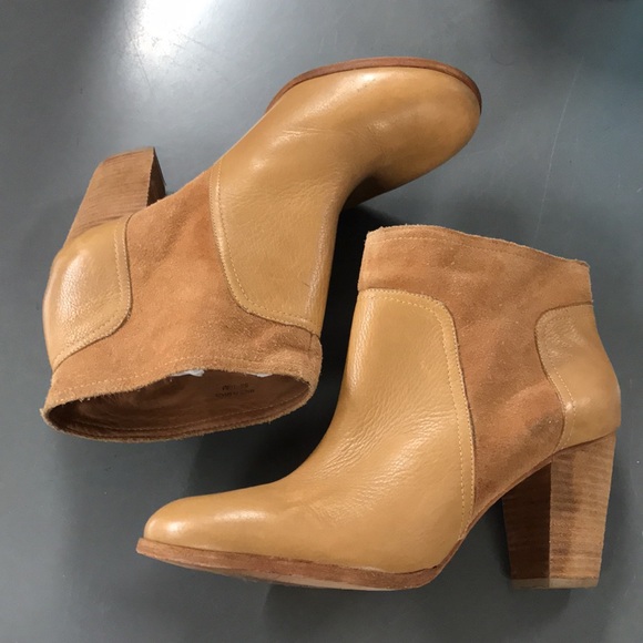 Kate Spade Leather Suede Heeled Ankle Boot - Picture 2 of 12